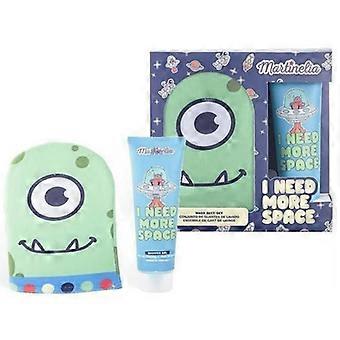 MARTINELIA Cosmos Kinderbadset - Douchegel 130 ml & Washandje - Jojobageur - Ideaal cadeau