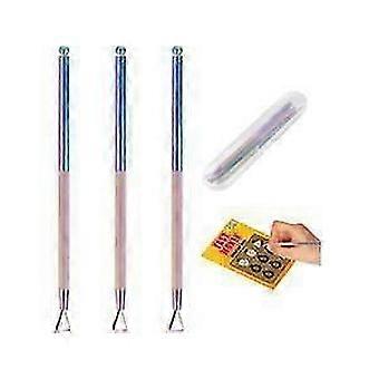 6pcs Lotterie Scratcher Tools, Premium Edelstahl Rubbelkarte Rubbellose