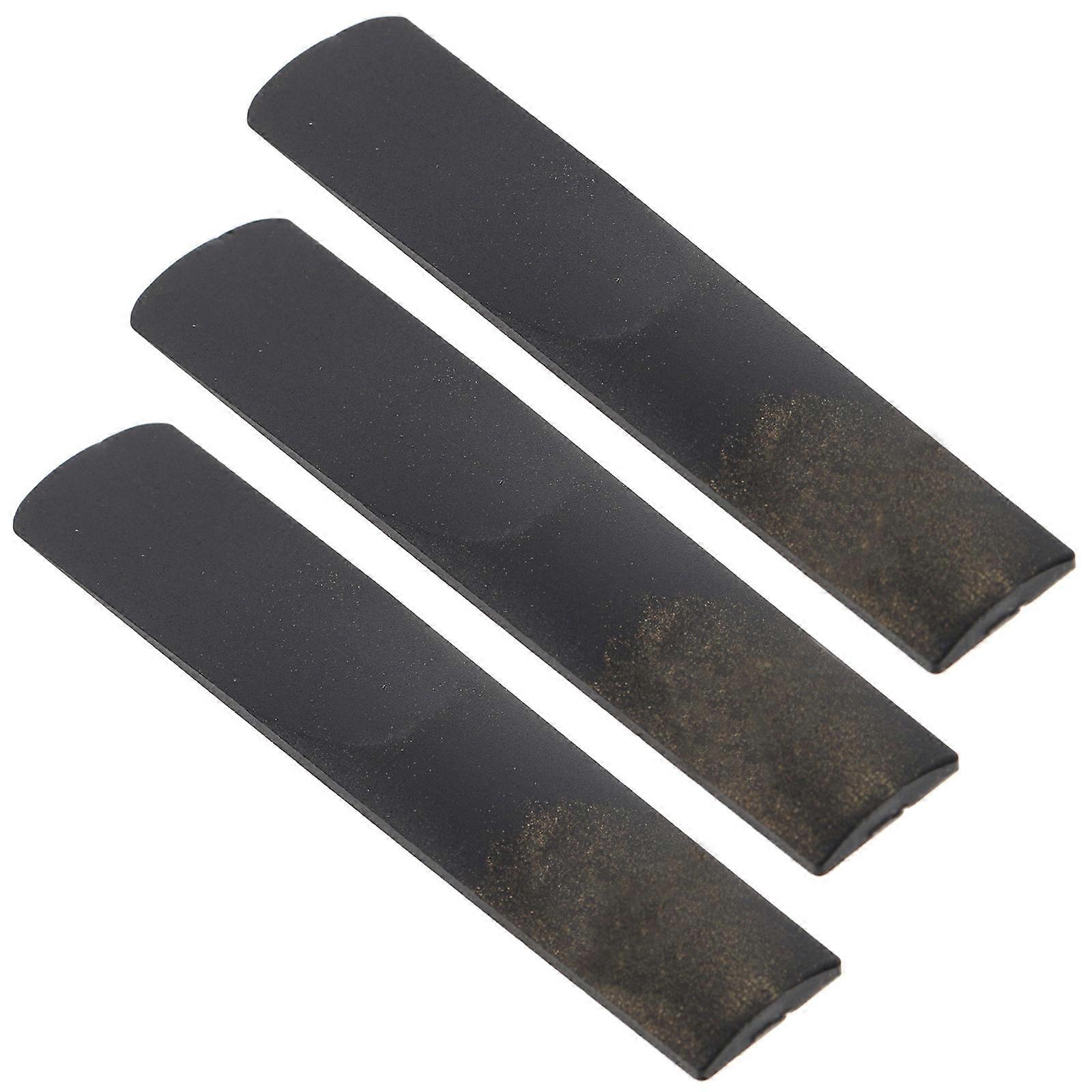 Anches de clarinette en résine noire, durables, lot de 3, de rechange