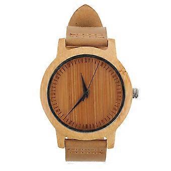 Einfachheit Bambus Holz Uhr Mode Armbanduhr Quarzuhr für Männer Frauen