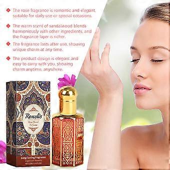 2pcs Perfume, Arabic Style, Rose Scent, Light Natural Fresh, Portable, Everyday Use