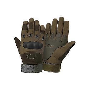 Blue Tape Grip Full Finger Gloves for Men's Outdoor Cycling and Climbing