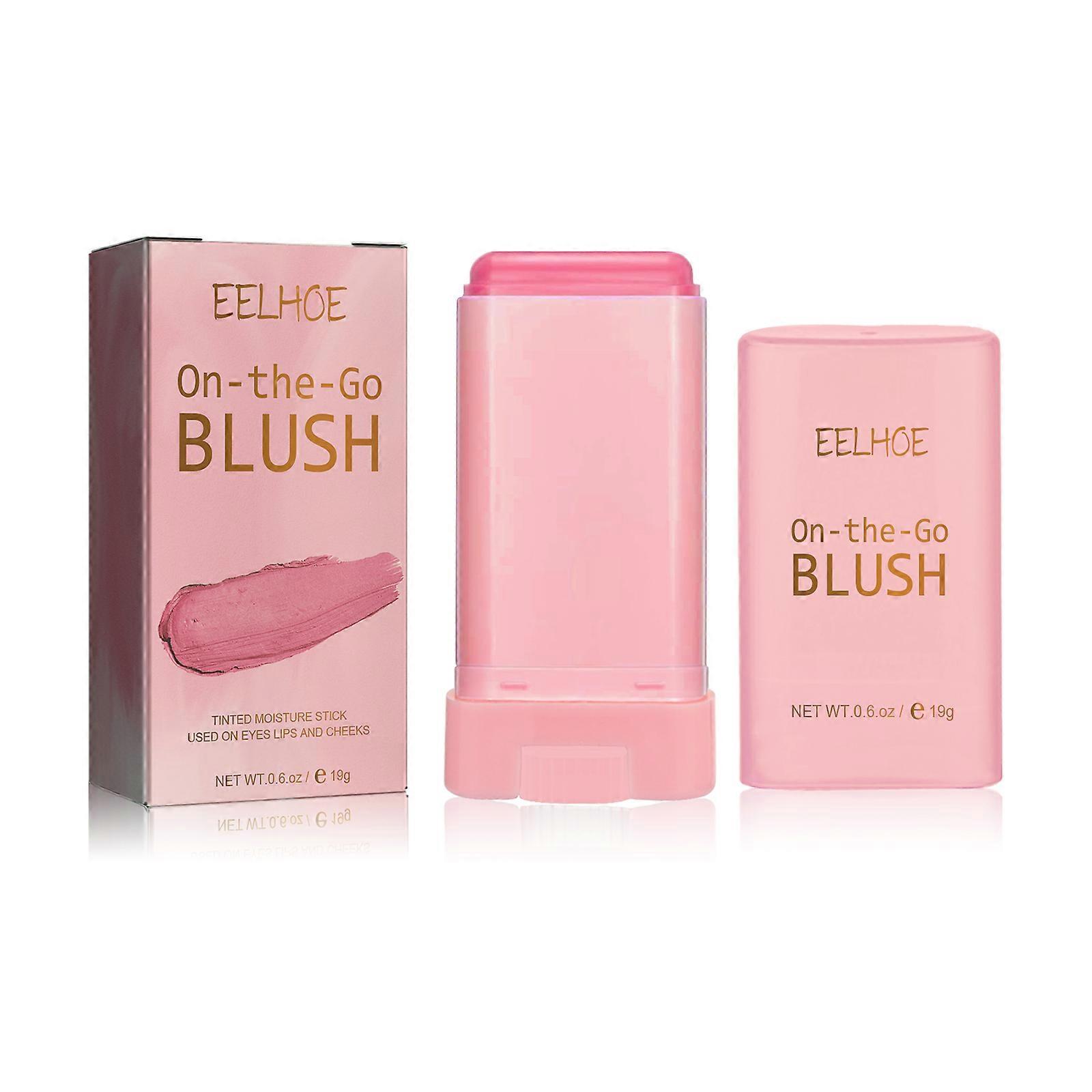 2pcs Blush Stick, Waterproof, Lightweight, Multi-functional for Natural Makeup