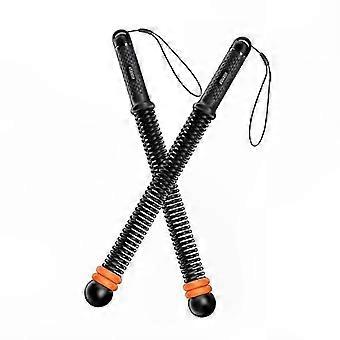Cordless Battle Ropes with Adjustable Resistance Springs and Weights for Home Gym Exercise