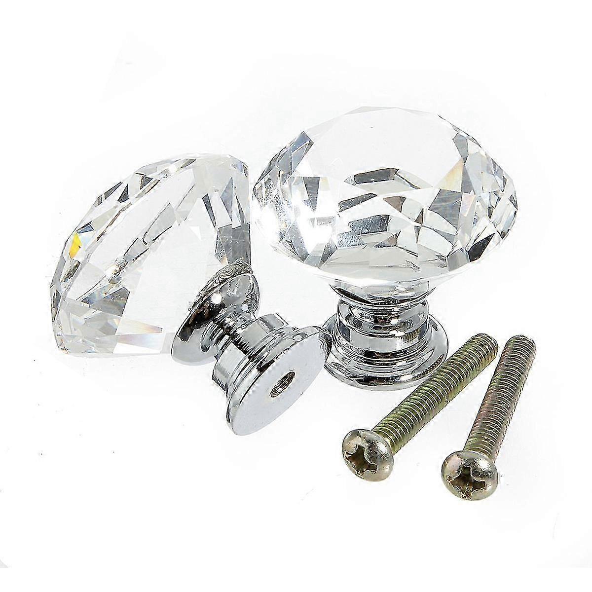 Transparent Door Knobs Cabinet Handle for Cupboard 10Pcs Set