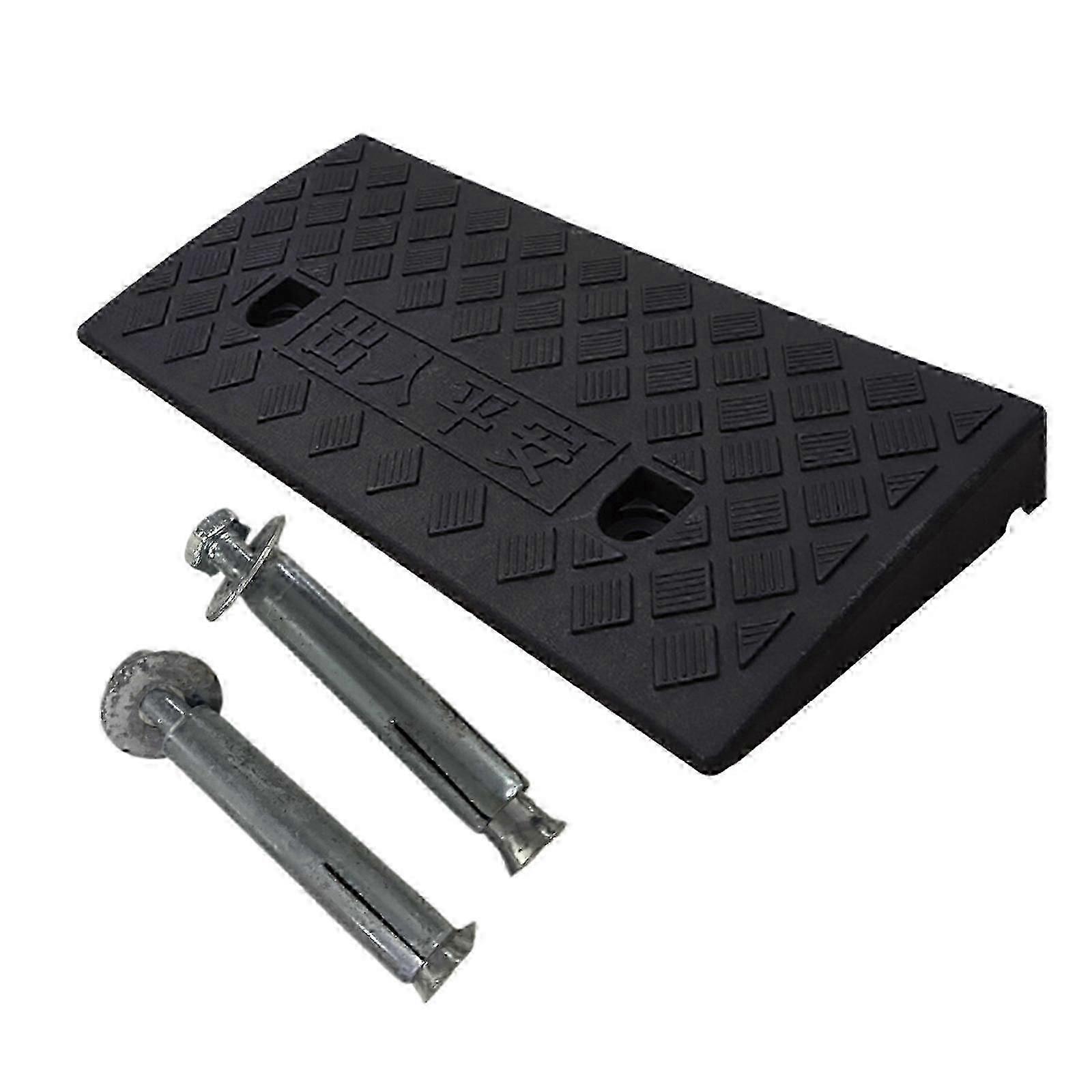 Car Access Ramp compatible with Triangle Pad Speed Reducer Durable Threshold compatible with Automobile--