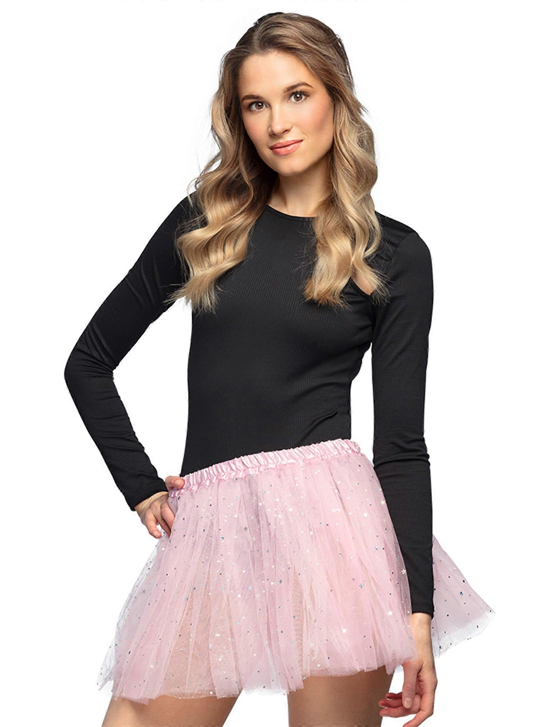 Women's pink glitter star tutu