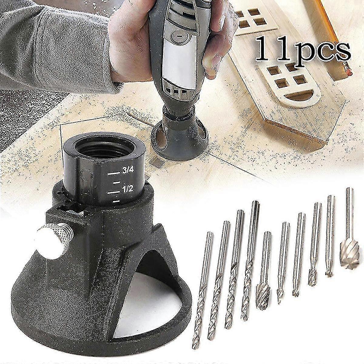 Drill Cutting Guide Hss Routing Router Bit Tool Kit Set