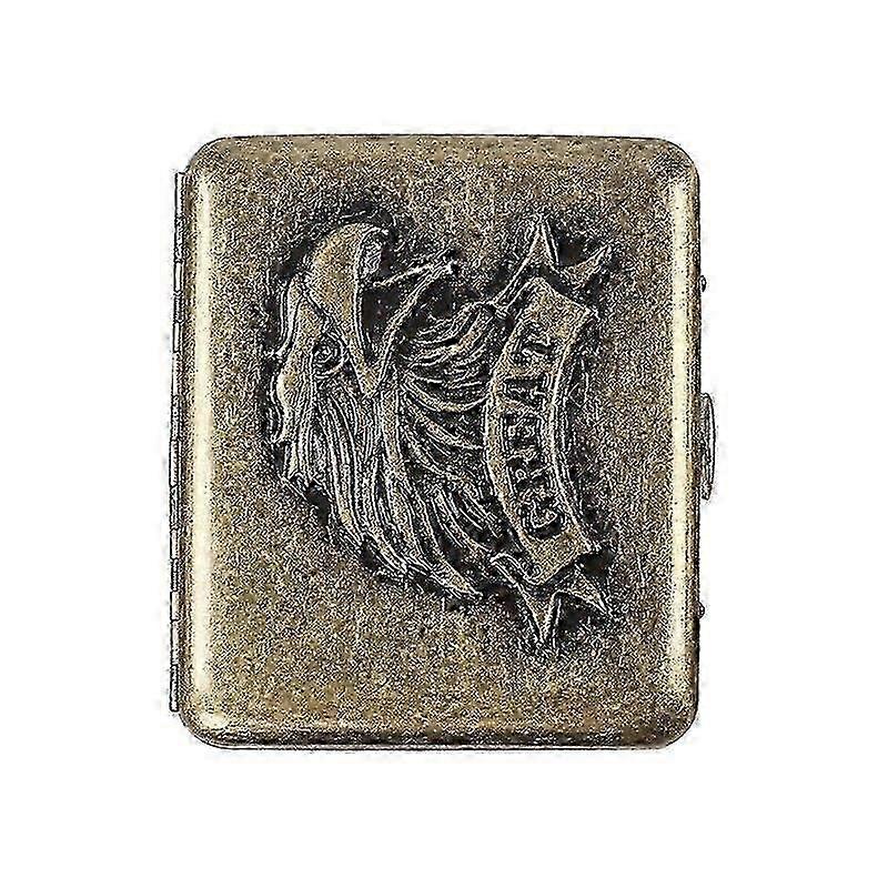 Thickened Engraved Stainless Steel Cigarette Case