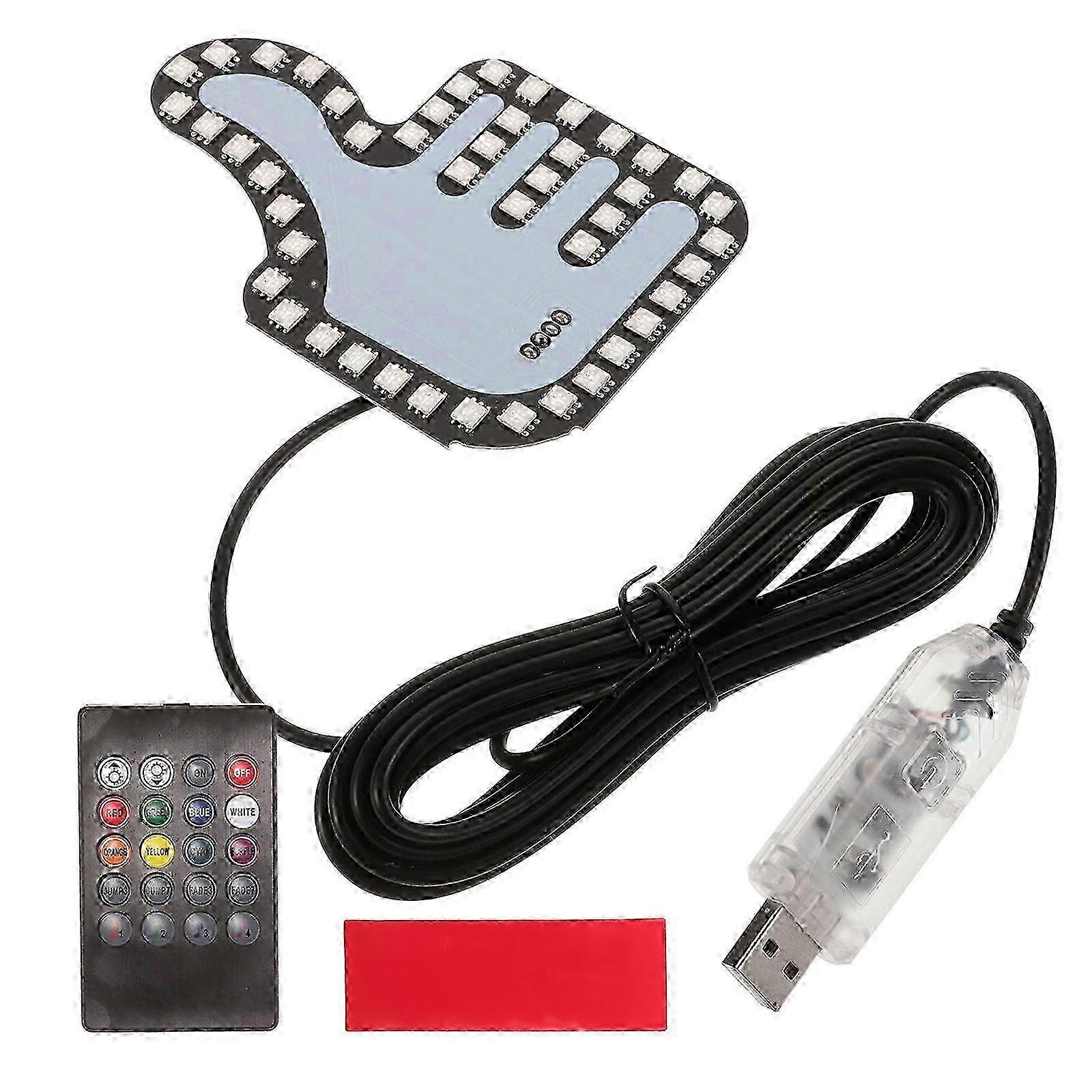 Rear-Mounted Hand-Gesture Safety Light