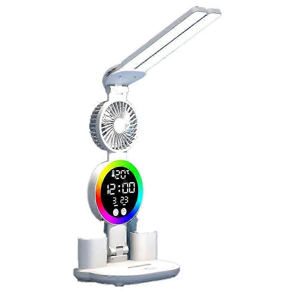 LED Study Lamp with Clock Display