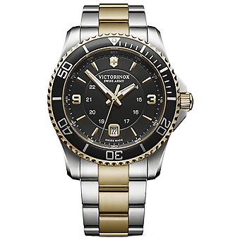 Victorinox maverick Quarz Analog Man Uhr mit Edelstahl Armband V249125