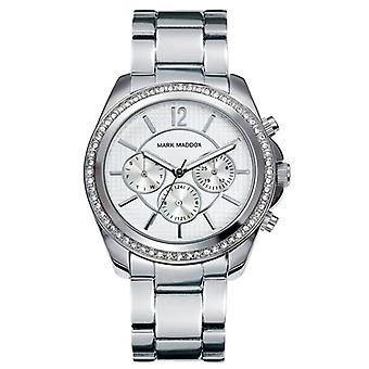 Multi Bracelet Sits Mark Maddox Quartz Analog Women's Watch with Stainless Steel Bracelet MM3005-05