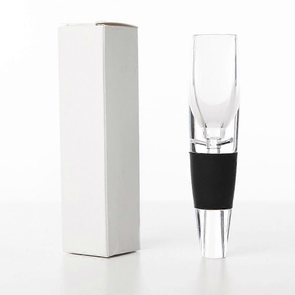 Mini Clear Wine Aerator Pourer for Quick Decanting and Controlled Bottle Serving