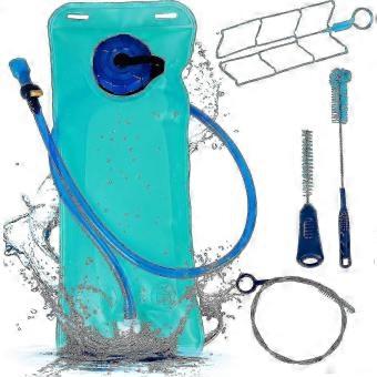 2l Hydration Bladder Sports Water Bubbles With Hose Bite Valve Hydration Backpack Cleaning Kit For Camping Climbing 526.