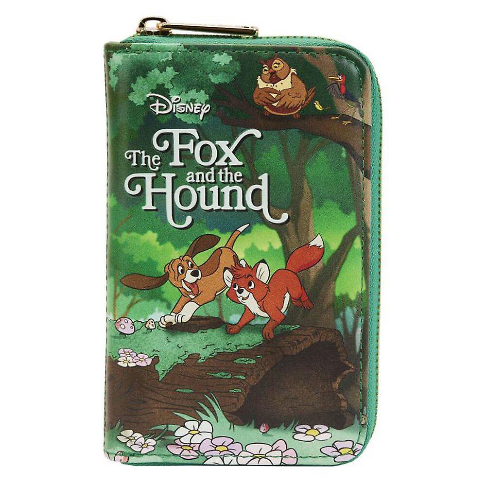 Officially Licensed the Fox and the Hound Classic Books Zip Around Wallet
