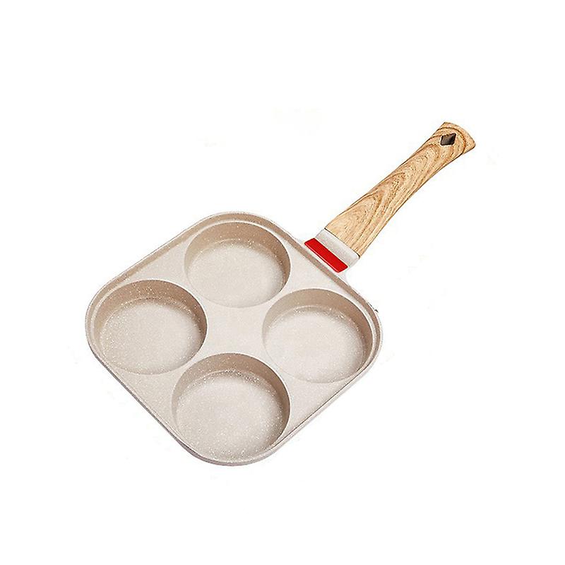 Four-hole Frying Pot Pan Thickened Omelet Pan Non-stick Egg Pancake Steak Pan Cooking Egg Ham Pans Breakfast Maker Cookware