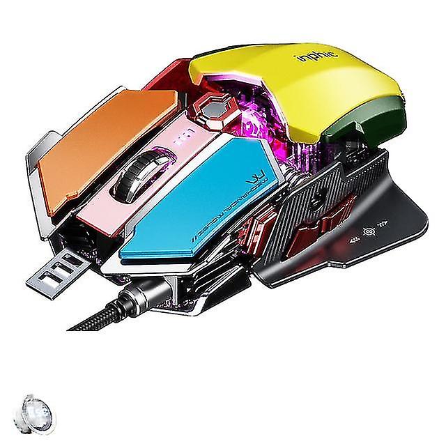 7200dpi עכבר ארגונומי למשחקים עכברי מחשב-גיימר מחשב נייד כבל USB עכבר זנב אופטי מתכוונן גיימר עכבר מקצועי