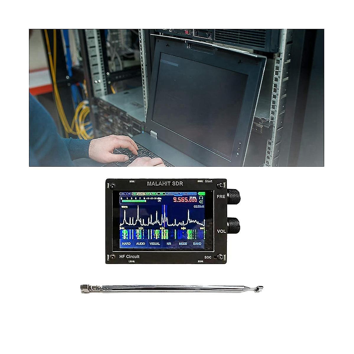3.5 אינץ 'מסך מגע Malachite Sdr Pro רדיו 50khz-2ghz להקה מלאה להקת תעופה Dsp Sdr מקלט W