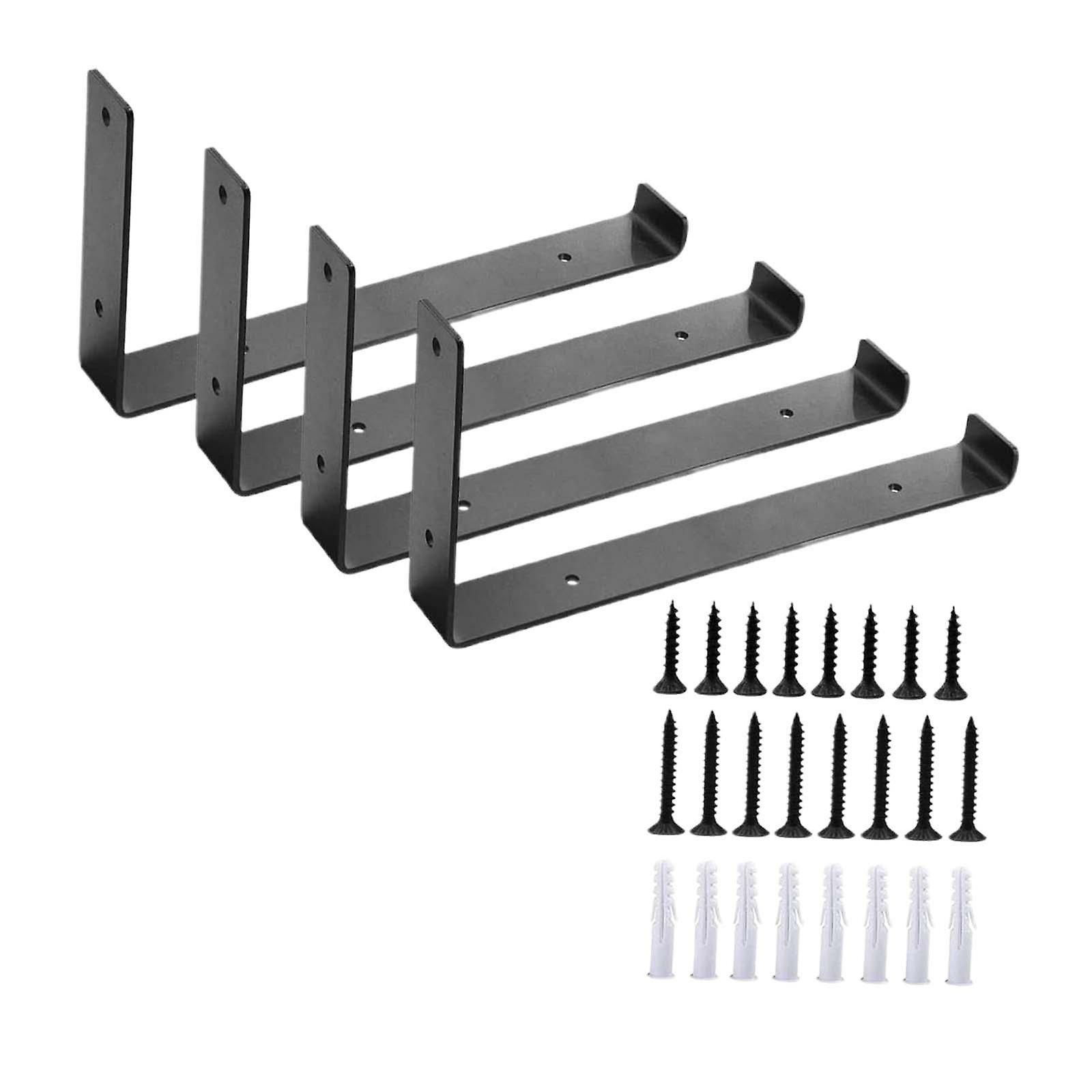 Shelf Brackets L Shaped 90 Degree Angle Brackets for Dorm Drawing Room Hotel 20cm