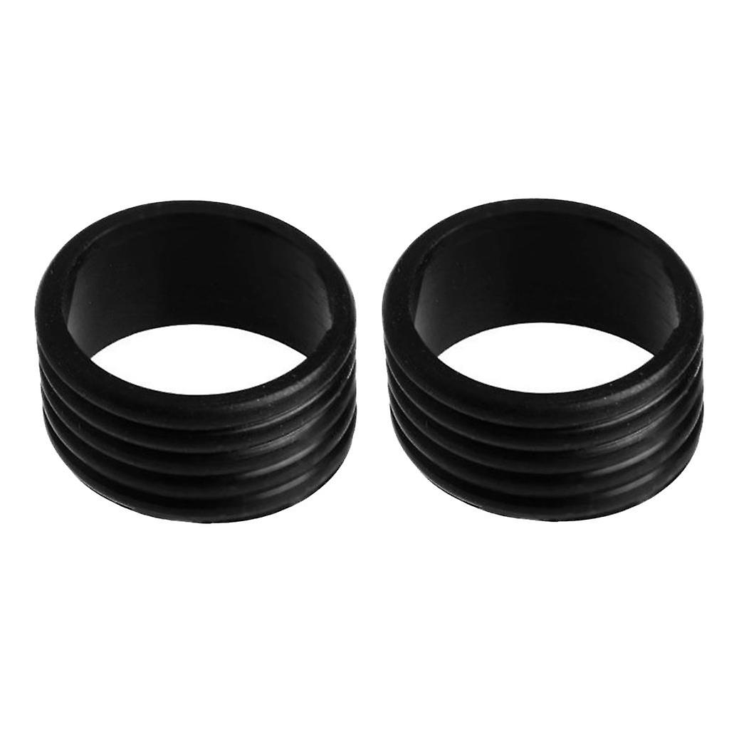 2pcs Silicone Tennis Racket Grip Ring Racquet Handle Overgrip Loop Blue