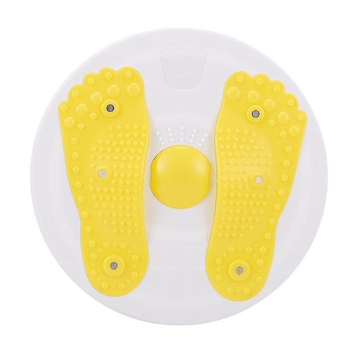 黄色のねじれディスクホーム女性フィットネスエクササイズマシンウエストトレーニングマシンAz19843