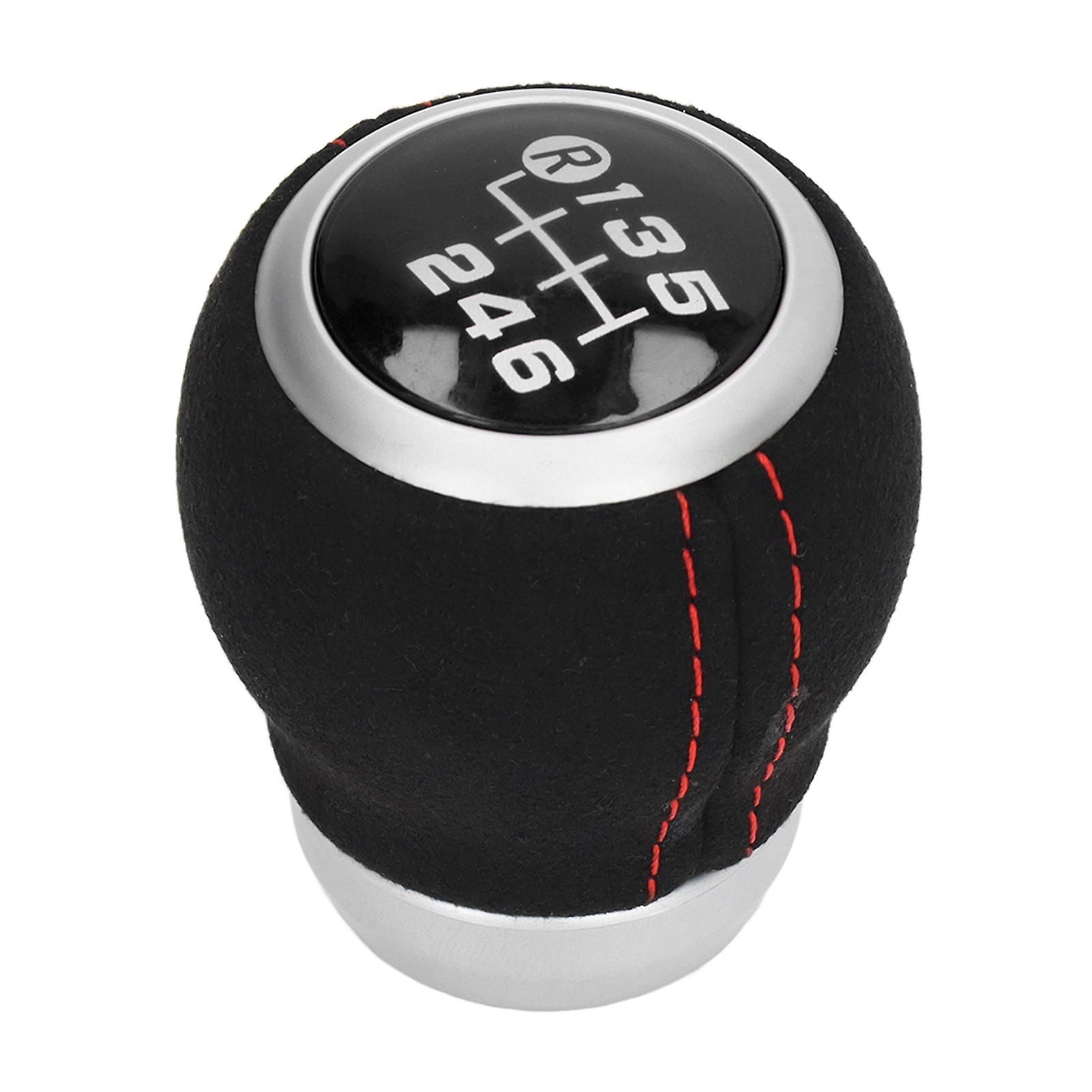 6 Speed Gear Shift Knob Manual Shifter Head Automotive Body Parts Replacement for Subaru Black