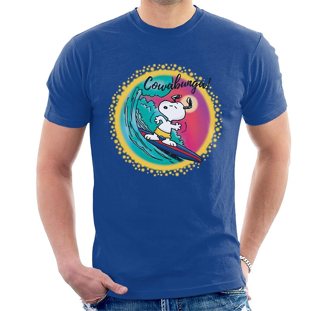T-shirt ajusté à manches longues Peanuts Snoopy brodé