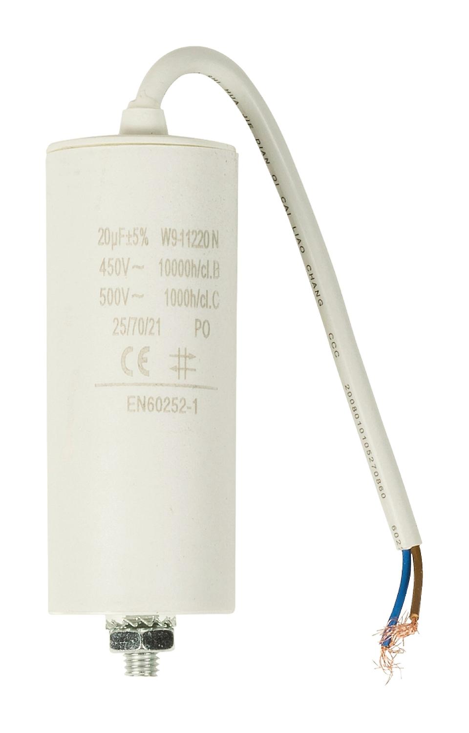 Capacitor 450V + Cable 20.0uf / 450V + cable