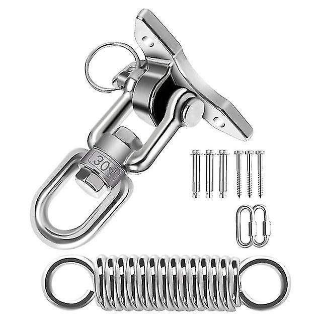 Ceiling Hook Hanging Chair Triple-cornered Swing Spring 600kg 360 Degree Rotatable Ceiling Bracket Swing Hook