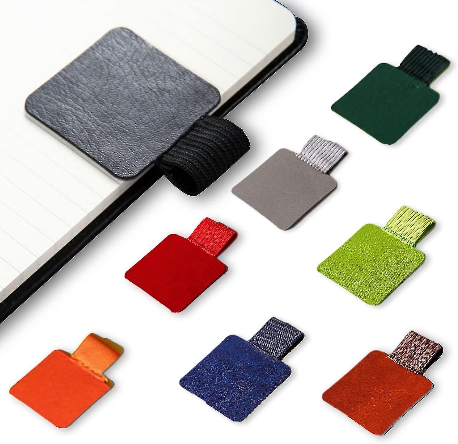 Back to school Notebook Self-adhesive Pen Ring Elastic Pen Holder (random Color)10pcs