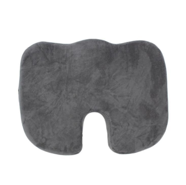 Office Driving Buttocks Cushion,u-shaped Memory Foam Chair Cushion(gray)