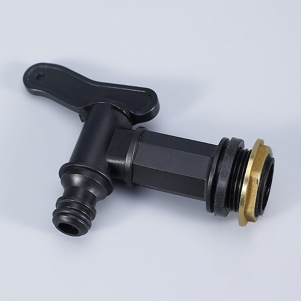 Water Butt Tap Hosepipe Rain Barrel/ ¾ Thread Replacement Tap Plastic Snap-Fit Connector