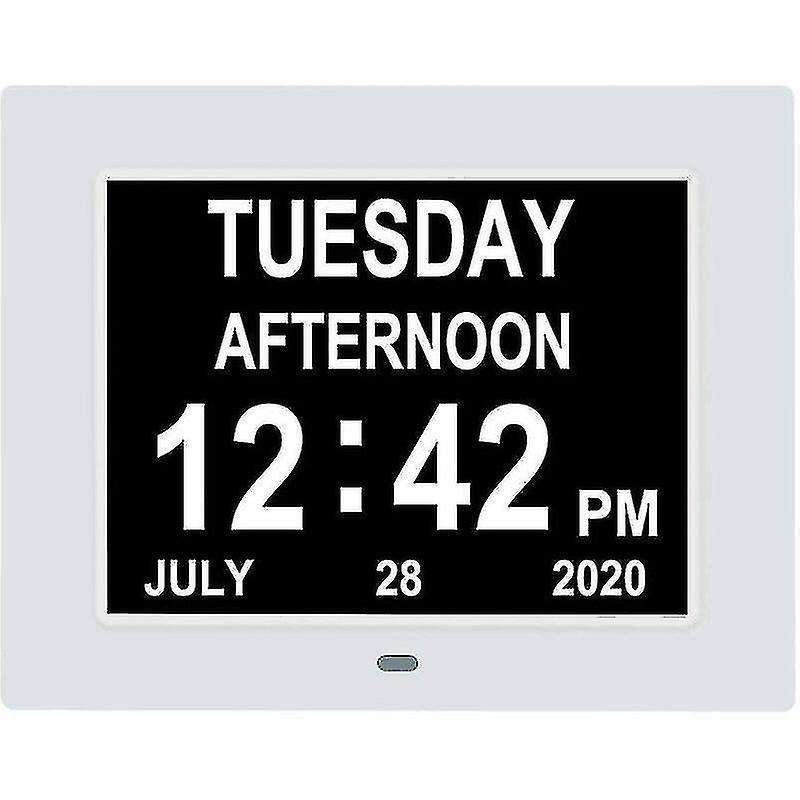 Digital Calendar Clock Extra Large Day Clock Date Time And Day Of The Week Dementia Clocks For Visua