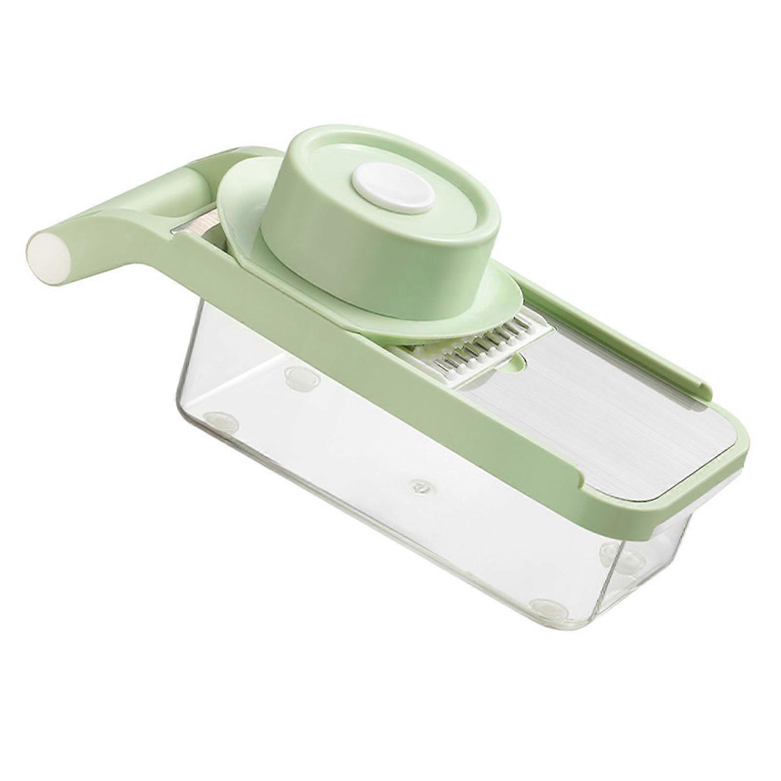 Vegetable Cutter Multifunctional Manual Highly Efficient Vegetable Shredder With 6 Blades compatible with Kitchen