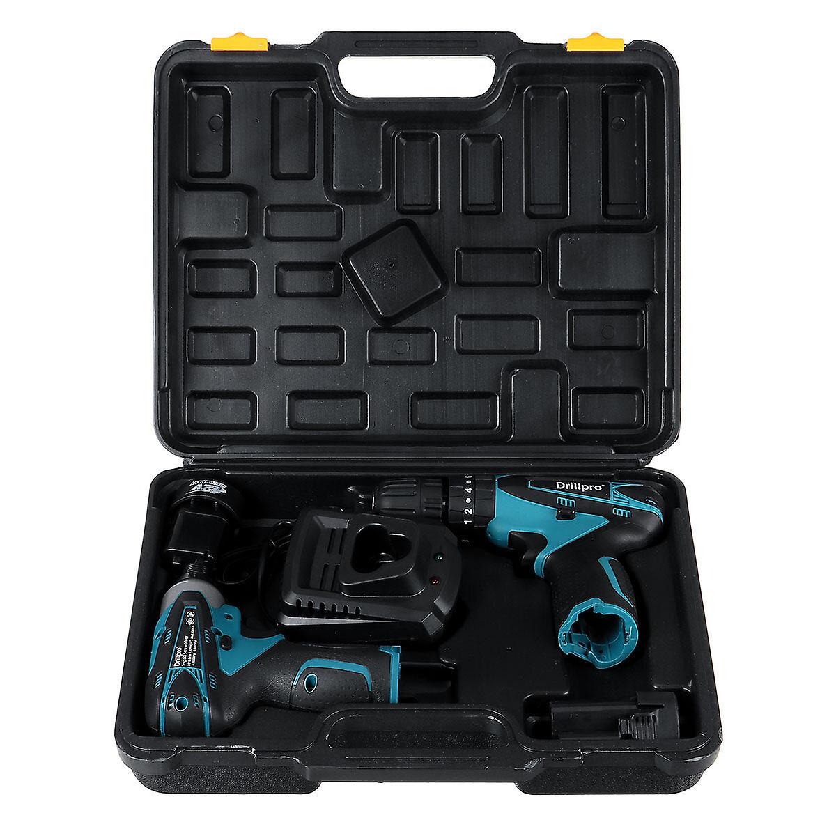 18V Cordless Three-function Impact Drill Impact Screwdriver Driver Set