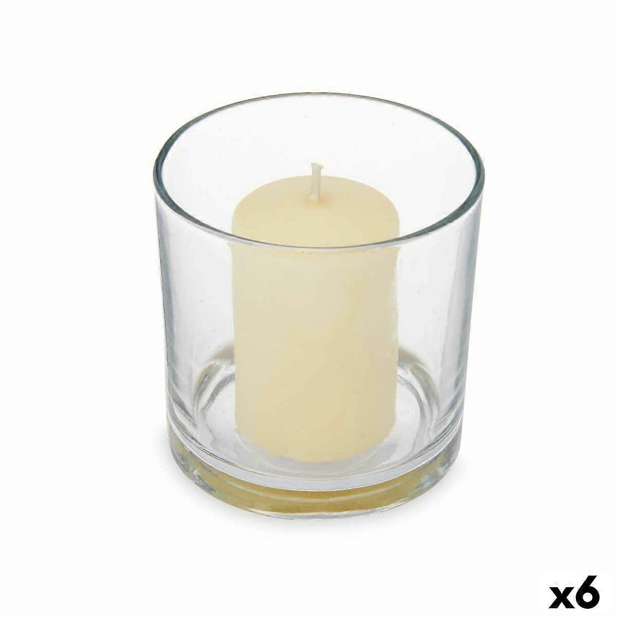 Scented Candle Acorde Vanilla Glass (6 Units)