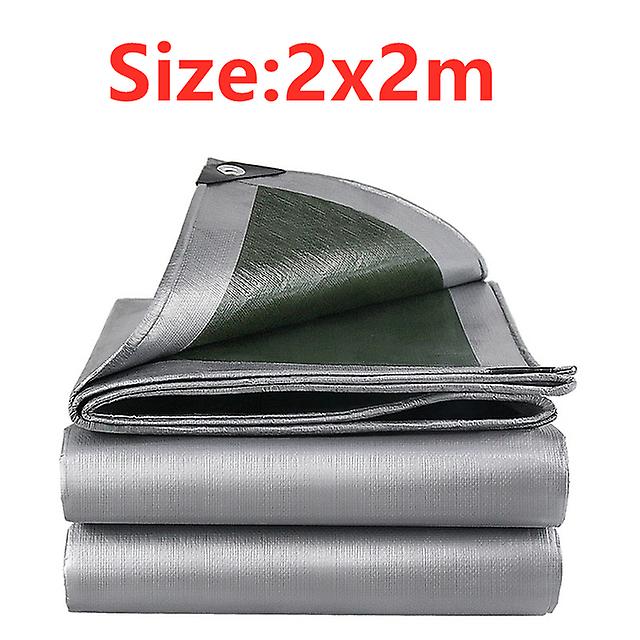 Pe ברזנט בד עמיד לגשם חיצוני גינה צמח סככה סירה משאית רכב חופה עמיד למים צל שמש בד כיסוי בית לחיות מחמד 0.32 מ"מ