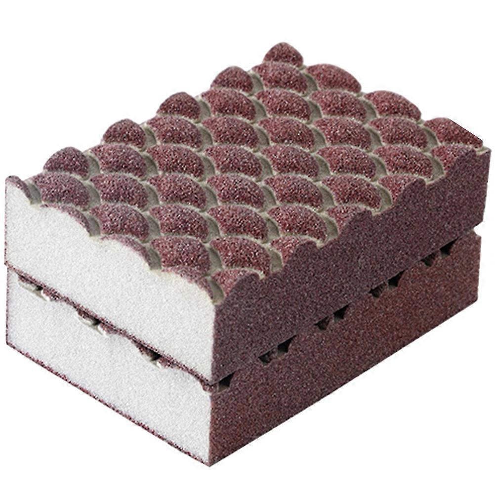2Pcs Multi-function Wok Sponges Convenient Scrub Sponges Daily Use Cleaning Sponges