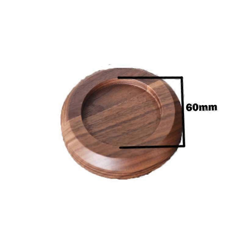51mm/53mm/58mm Wooden Espresso Coffee Tamper Mat Walnut Tampering Holder Corner Pad Distributor level tools Rack coffeeware