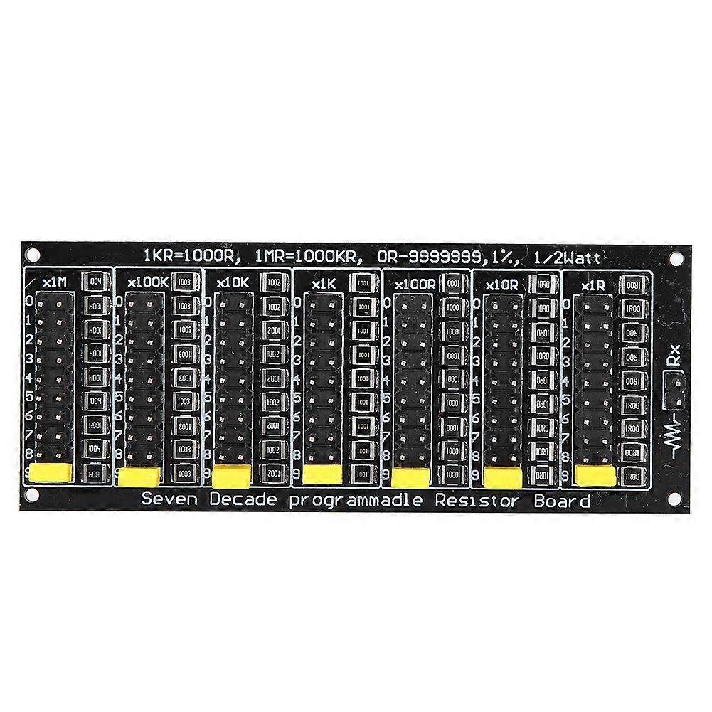 1r  9999999r Programmable Resistor Board Step 1r 1% 1/2w Resistor Board