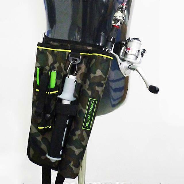 drömfiskeväska med lockbox, högkvalitativ nylon d-sub benväska, utomhussporter, 3 färger, 19x6x33cm