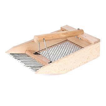 Berry Picker with Stainless Steel Comb Blueberry Rake Blueberry Raspberry Picker with Storage Baske