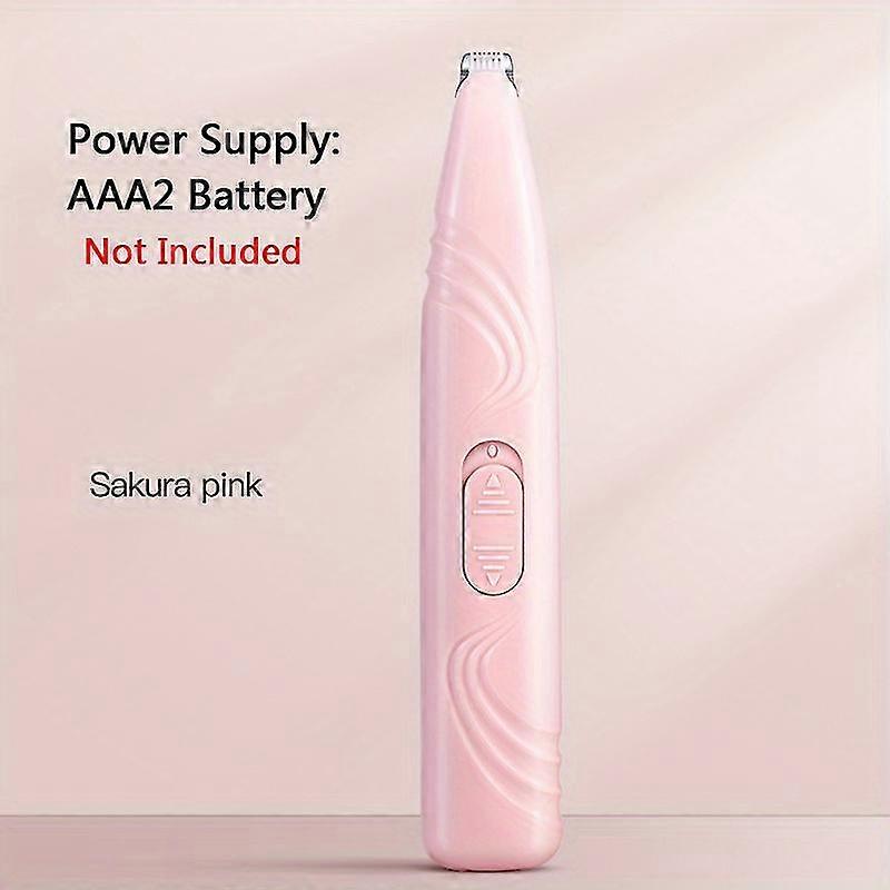 1pc Precision Pet Hair Trimmer - Professional Electric Clippers for Cats and Dogs, Ideal for Paw & Foot Grooming, Easy-to-Use Design, Battery-Operated