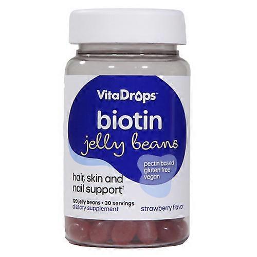Vitadrops Biotin Jellybeans, 120 Count (Pack of 1)