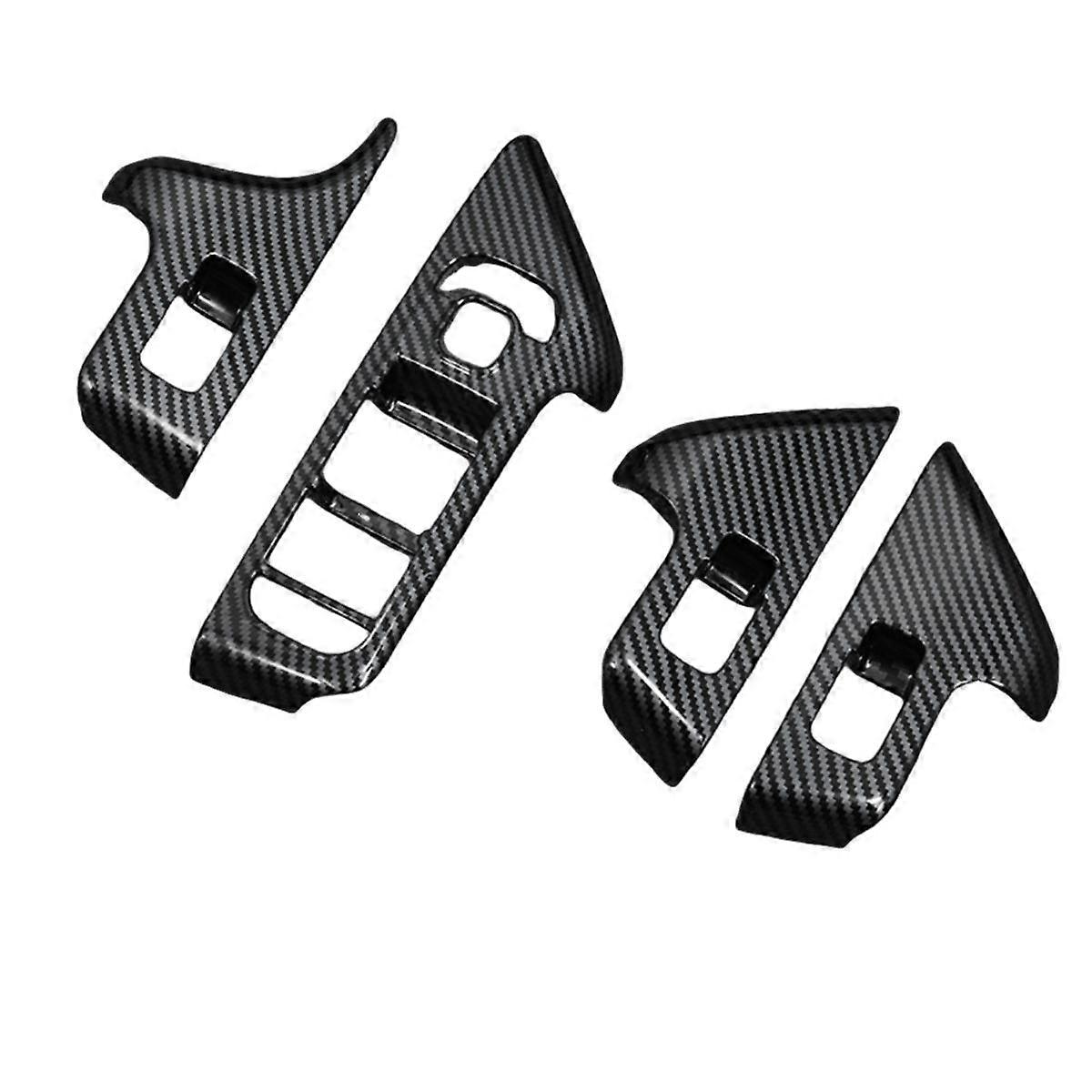 4PCS/Set Door Window Button Switch Panel Trims Cover Stickers for - /GLA/EQA/EQB-Class X247 2020-20