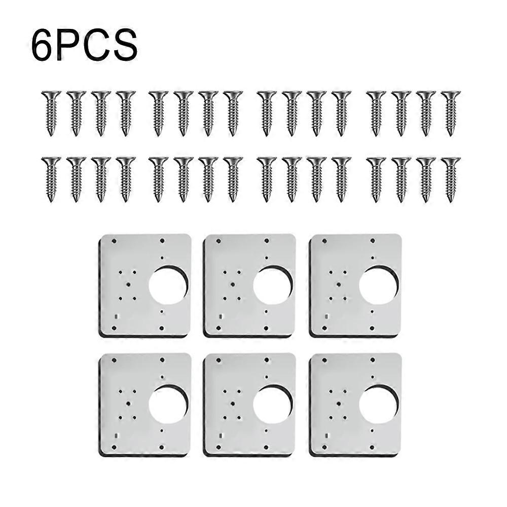 1/3/6pcs Hinge Repair Plate for Cabinet Furniture Drawer Window Stainless Steel Plate Repair Accessory