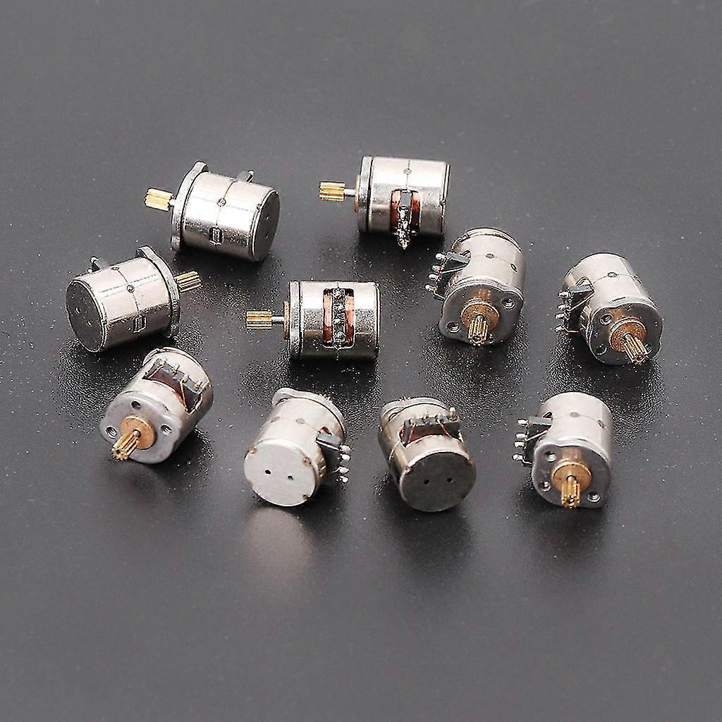 10pcs 3v 2 Phase 4 Wire Dia.8mm Stepper Motor Micro For Digital Products Camera