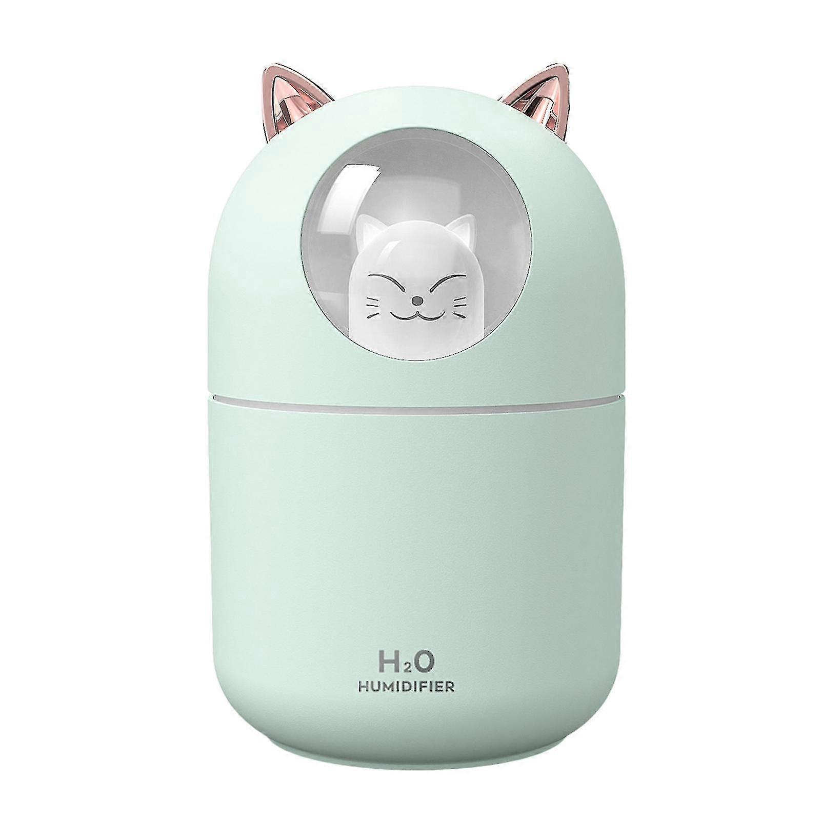 300ml Air Humidifier Detachable Space-saving Plastic Auto Power Off Desktop Humidifier For Bedroom[jl]