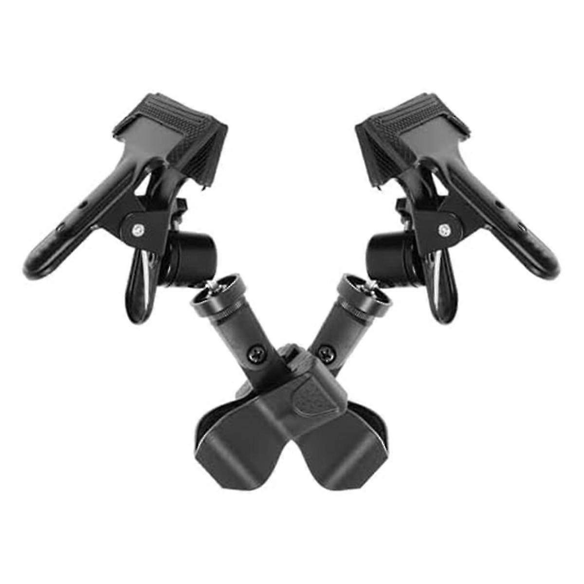 2Pcs Embroidery Hoop Holder, Adjustable Plastic Hoop Stand Clip Table Clamp for Frame Display